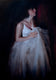 Original art for sale at UGallery.com | Dancer with Tulle by John Kelly | $2,300 | oil painting | 21.5' h x 15' w | thumbnail 1