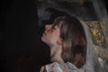 Original art for sale at UGallery.com | Clemence in Gold by John Kelly | $3,150 | oil painting | 29' h x 19.5' w | thumbnail 4