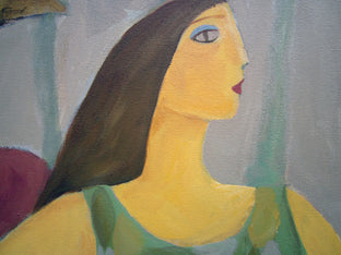 Cleopatra at the Reception by Glenn Quist |   Closeup View of Artwork 