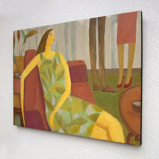 Cleopatra at the Reception by Glenn Quist |  Side View of Artwork 
