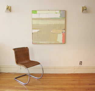 Original art for sale at UGallery.com | Cliffs of Sand by Joey Korom | $1,150 | acrylic painting | 36' h x 36' w | photo 3