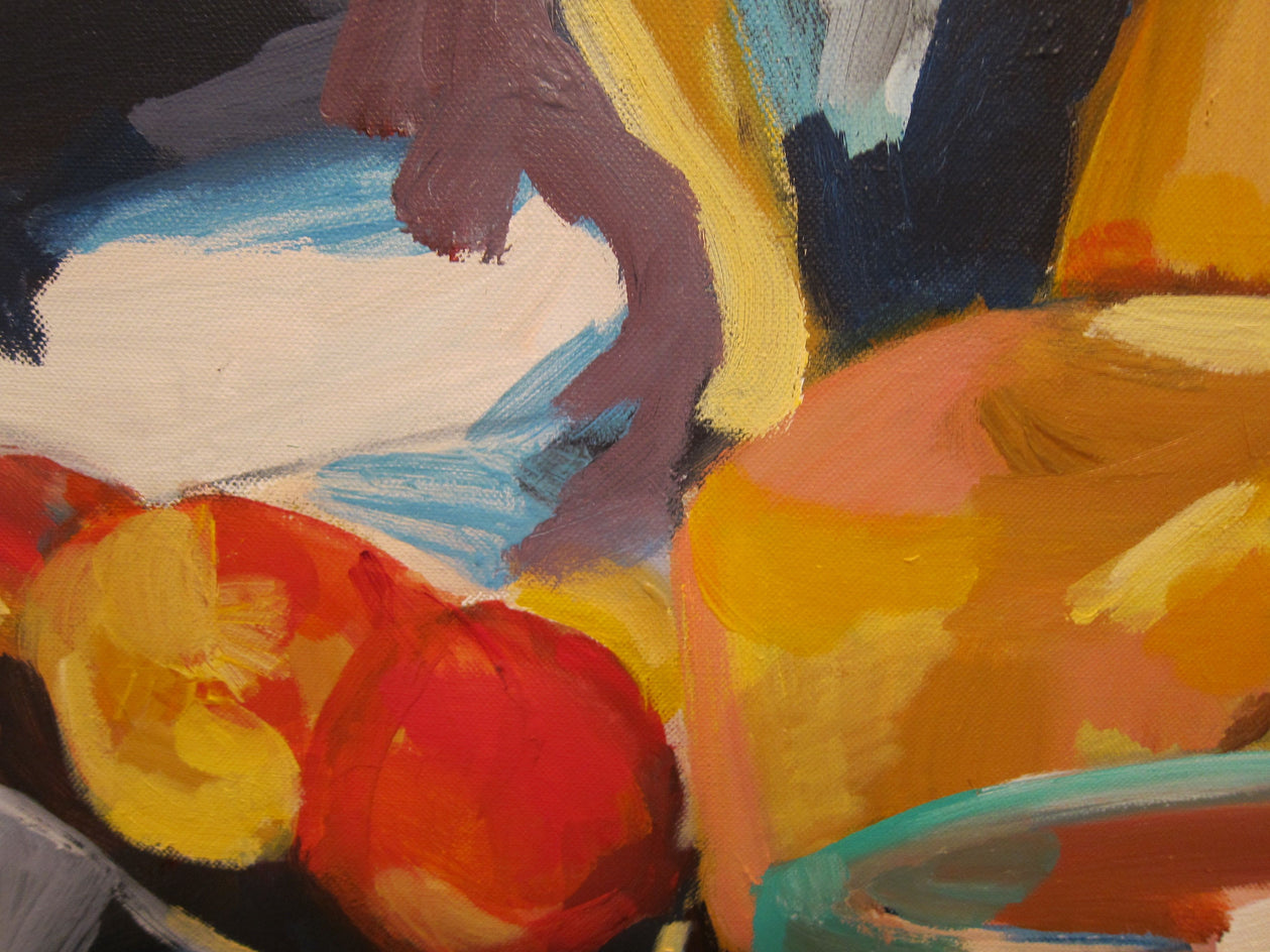 Modern Still Life Part I by Colette Wirz Nauke |  Side View of Artwork 