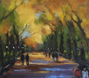Poet’s Walk at Central Park by Claudia Verciani |   Closeup View of Artwork 
