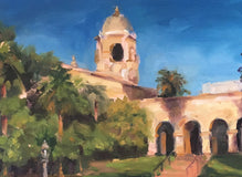 Original art for sale at UGallery.com | Arches of Light by Claudia Verciani | $1,150 | oil painting | 18' h x 24' w | thumbnail 4