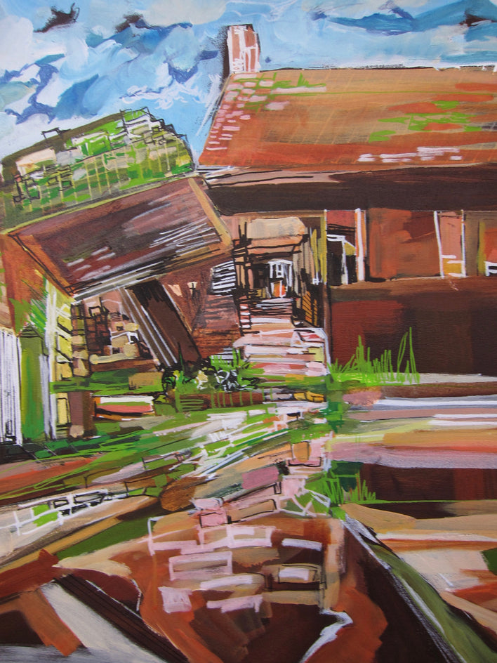 The Path to Infinity by Colette Wirz Nauke |  Closeup View of Artwork 