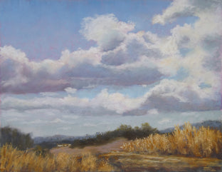 Original art for sale at UGallery.com | Clouds over the Valley by Patricia Prendergast | $475 | pastel artwork | 11' h x 14' w | photo 1