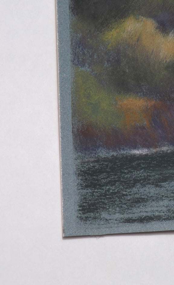 Cloudy Day at the Point by Patricia Prendergast |  Closeup View of Artwork 