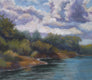 Original art for sale at UGallery.com | Cloudy Day at the Point by Patricia Prendergast | $475 | pastel artwork | 11' h x 14' w | thumbnail 3