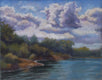 Original art for sale at UGallery.com | Cloudy Day at the Point by Patricia Prendergast | $475 | pastel artwork | 11' h x 14' w | thumbnail 1