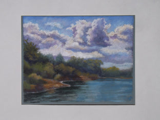 Cloudy Day at the Point by Patricia Prendergast |  Side View of Artwork 