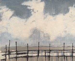 Cloudy Day I by Pat Forbes |  Side View of Artwork 