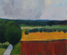 Original art for sale at UGallery.com | Cloudy Sky, Dordogne by Janet Dyer | $3,150 | acrylic painting | 30' h x 36' w | thumbnail 1