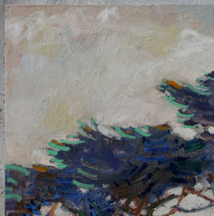 Coastal Trail Trees by James Hartman |  Side View of Artwork 