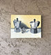 Original art for sale at UGallery.com | Coffee Bliss by Rachel Srinivasan | $450 | oil painting | 14' h x 18' w | thumbnail 3