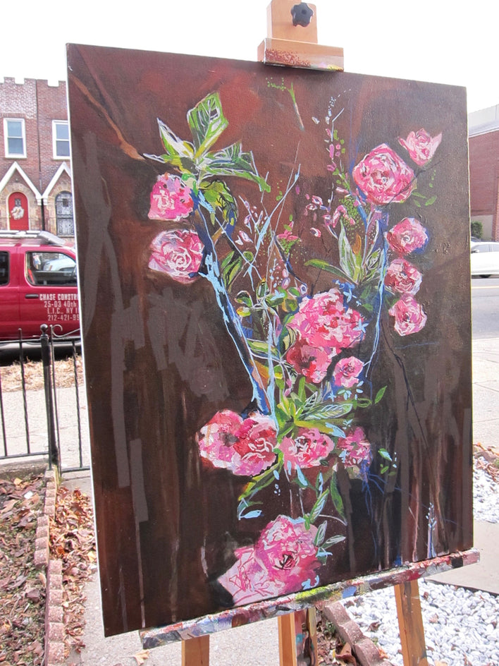 Abundance of Love by Colette Wirz Nauke |  Side View of Artwork 