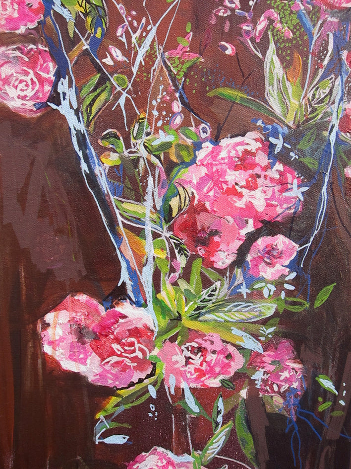 Abundance of Love by Colette Wirz Nauke |  Closeup View of Artwork 