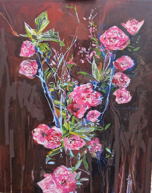 Original art for sale at UGallery.com | Abundance of Love by Colette Wirz Nauke | $1,075 | acrylic painting | 30' h x 24' w | photo 1