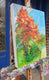 Original art for sale at UGallery.com | Fall Blossoms by Colette Wirz Nauke | $525 | acrylic painting | 16' h x 12' w | thumbnail 2
