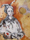 Original art for sale at UGallery.com | Hearts on Her Sleeve by Colette Wirz Nauke | $325 | mixed media artwork | 12' h x 12' w | thumbnail 4