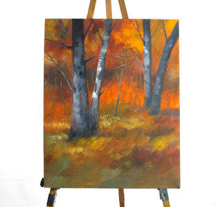 Colorful Forest by Nancy Merkle |   Closeup View of Artwork 