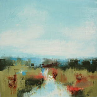 Original art for sale at UGallery.com | Colorful Sediments of Time by Ronda Waiksnis | $1,000 | oil painting | 30' h x 30' w | photo 1