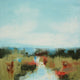 Original art for sale at UGallery.com | Colorful Sediments of Time by Ronda Waiksnis | $1,000 | oil painting | 30' h x 30' w | thumbnail 1