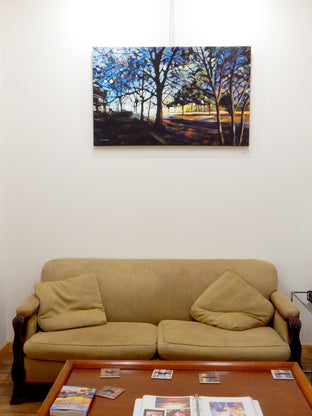 Original art for sale at UGallery.com | Color of Night by Chris Wagner | $2,550 | acrylic painting | 30' h x 48' w | photo 3