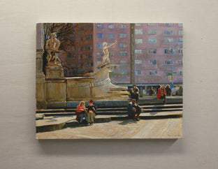 At Columbus Circle by Onelio Marrero |  Context View of Artwork 