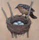 Original art for sale at UGallery.com | To Guard Thy Nest - Commission by Jennifer Ross | $500 | oil painting | 10' h x 10' w | thumbnail 1