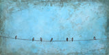 Original art for sale at UGallery.com | Connecting Flight by Sally Adams | $1,600 | acrylic painting | 24' h x 48' w | thumbnail 1