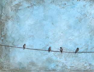 Connecting Flight by Sally Adams |   Closeup View of Artwork 