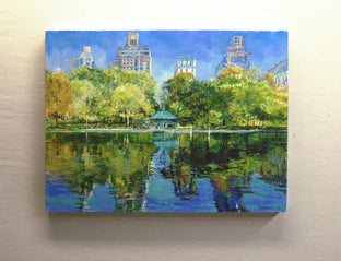 October at Conservatory Pond by Onelio Marrero |  Context View of Artwork 