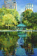 Original art for sale at UGallery.com | October at Conservatory Pond by Onelio Marrero | $1,025 | oil painting | 18' h x 24' w | thumbnail 4