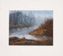 Original art for sale at UGallery.com | The Quiet of the River Fog by Patricia Prendergast | $475 | pastel artwork | 11' h x 14' w | thumbnail 3