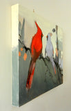 Original art for sale at UGallery.com | Conversation by Mary Pratt | $875 | oil painting | 16' h x 20' w | thumbnail 2