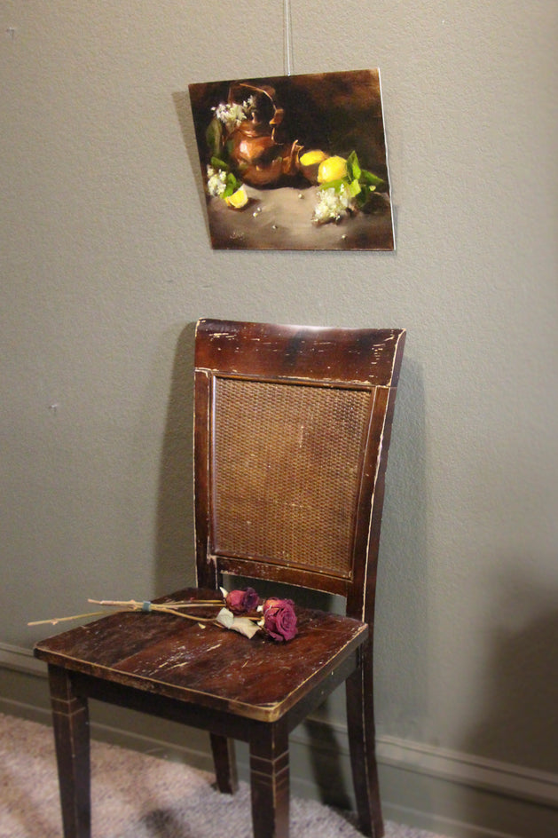 Copper Teakettle and Lemons by Pamela Blaies |  Context View of Artwork 