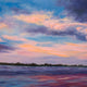 Original art for sale at UGallery.com | Coral Sky by Karen E Lewis | $2,100 | oil painting | 30' h x 40' w | thumbnail 4