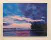 Original art for sale at UGallery.com | Coral Sky by Karen E Lewis | $2,100 | oil painting | 30' h x 40' w | thumbnail 3