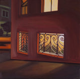 Original art for sale at UGallery.com | Corner in the Fog by Hadley Northrop | $475 | oil painting | 10' h x 10' w | thumbnail 1