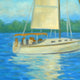 Original art for sale at UGallery.com | Sailing by Fernando Soler | $500 | oil painting | 16' h x 12' w | thumbnail 4