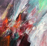 Original art for sale at UGallery.com | Flazoops2 by Courtney Jacobs | $335 | acrylic painting | 12' h x 12' w | thumbnail 1