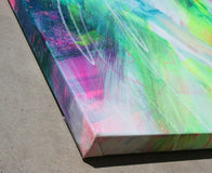 Original art for sale at UGallery.com | Glizzeebobaps by Courtney Jacobs | $2,025 | acrylic painting | 30' h x 40' w | thumbnail 2