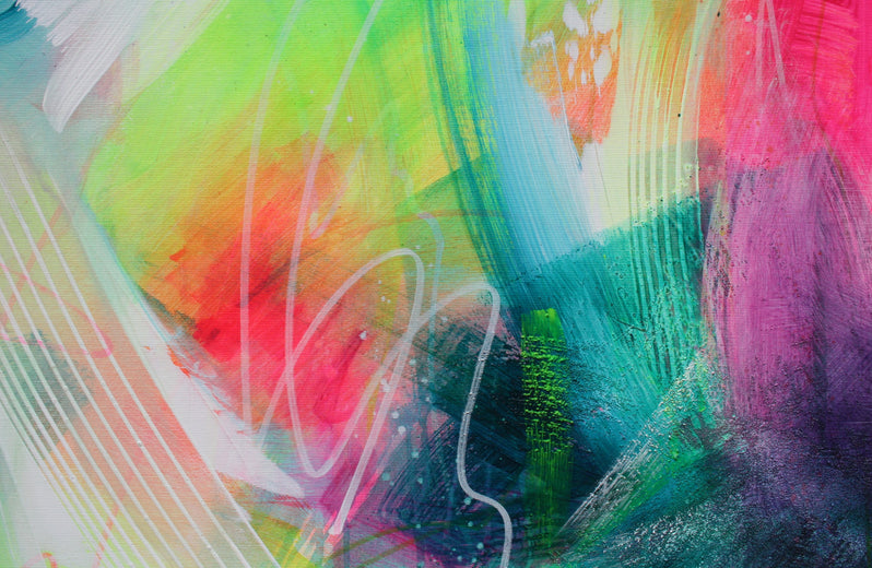 Glizzeebobaps by Courtney Jacobs |   Closeup View of Artwork 