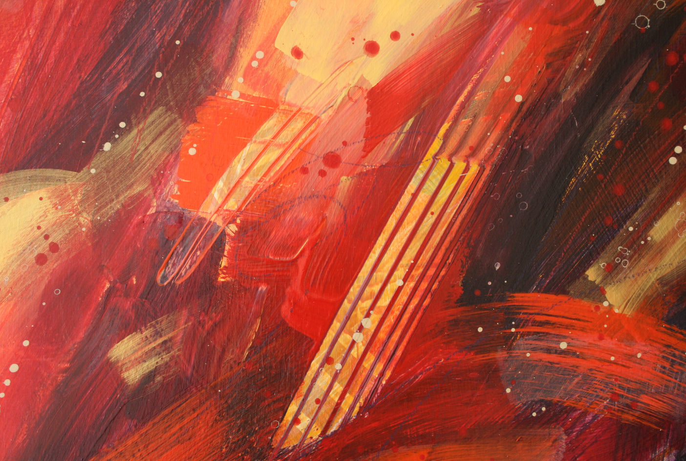 Huzzeedle by Courtney Jacobs |  Closeup View of Artwork 