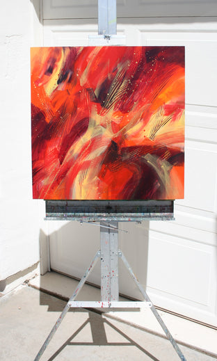 Original art for sale at UGallery.com | Huzzoodle by Courtney Jacobs | $1,050 | acrylic painting | 24' h x 24' w | photo 3
