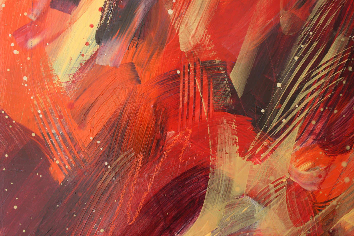 Huzzoodle by Courtney Jacobs |  Closeup View of Artwork 