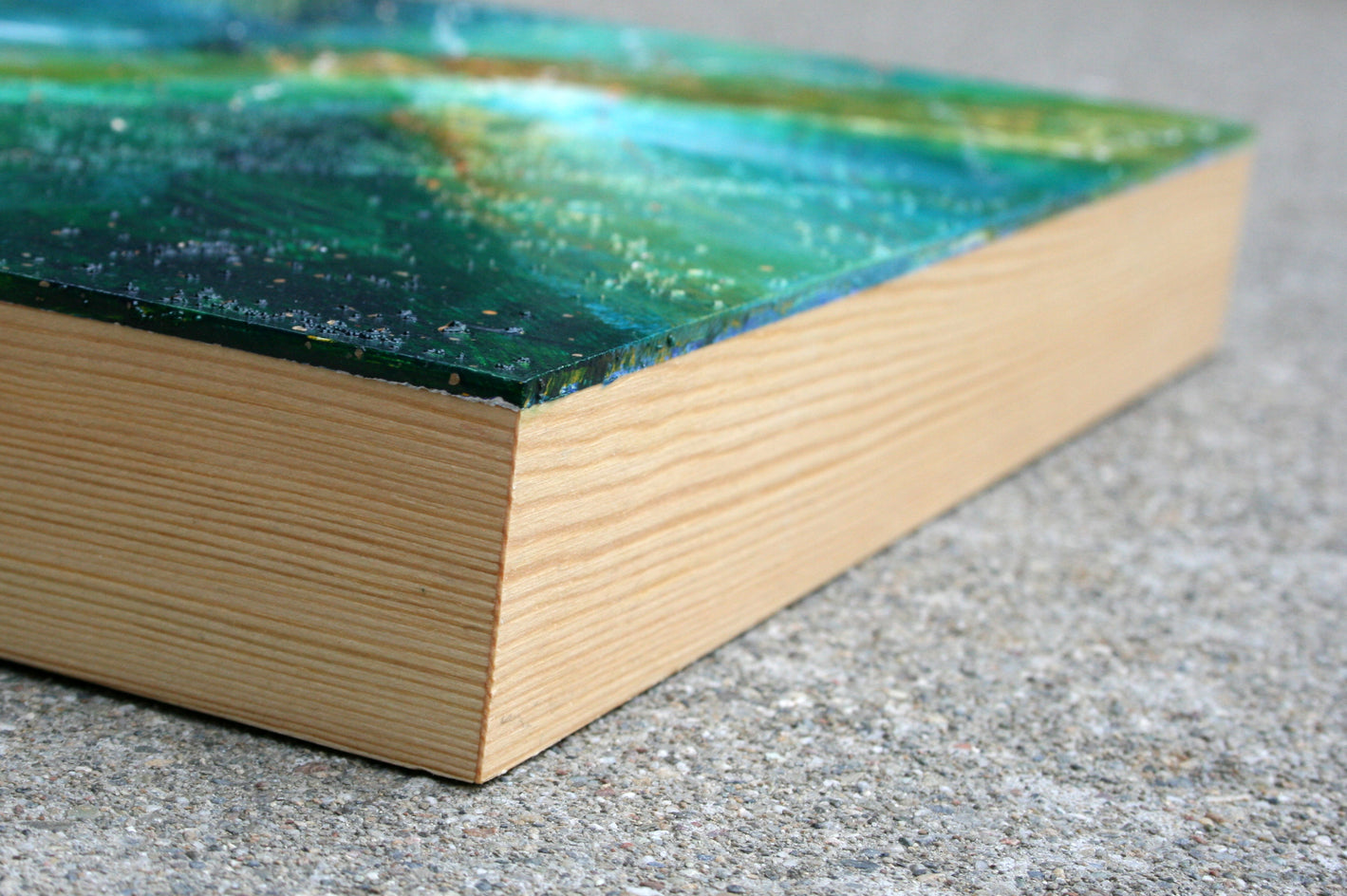 Loopsee2 by Courtney Jacobs |  Side View of Artwork 