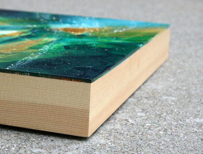 Loopsee3 by Courtney Jacobs |  Side View of Artwork 