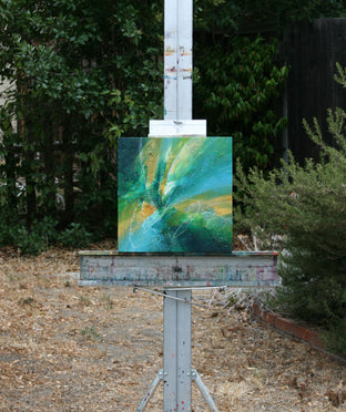 Original art for sale at UGallery.com | Loopsee3 by Courtney Jacobs | $335 | acrylic painting | 12' h x 12' w | photo 3