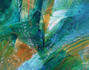 Original art for sale at UGallery.com | Loopsee3 by Courtney Jacobs | $335 | acrylic painting | 12' h x 12' w | photo 4